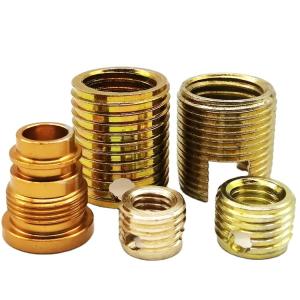China OEM Precision CNC Machining Parts , Zinc Plated M5 Brass Inserts wholesale