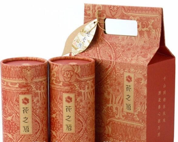 Eco Friendly Disposable Kraft Paper Take Out 2 Pack Coffee Cup Drink Carriers 2 Pack Paper Cup Holders bagease package
