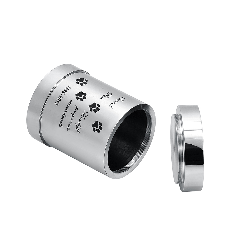 75*54mm Stainless Steel Cylinder Cremation Jewelry Urn Multicolor Keepsake Ashes Locket