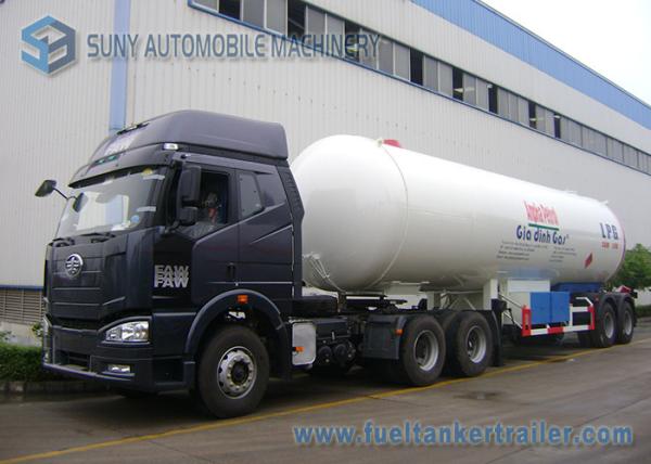 Quality 40500L 17T LPG Semi Trailer Cooking Gas 2 Axle LPG Tank Container for sale