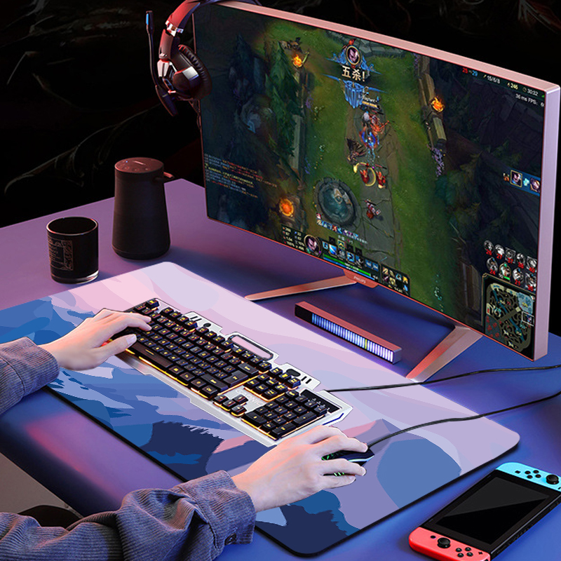XYDAN Provides Sublimation Printable Mouse Pad Blank Material for Animation Landscape