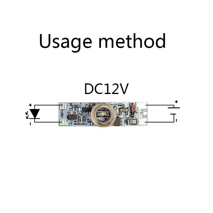 12V PIR Capacitive Touch Sensor Module For Led Household Cabinet Light Use
