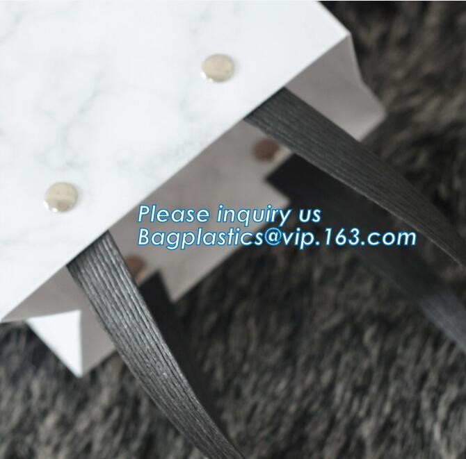 Customized Cut Printed Coated Paper Shopping Bag with Matt Lamination,rope handle custom logo printed white paper bag