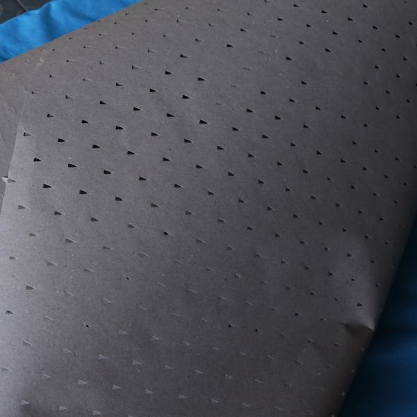 Quality Stretch Perforated Kraft Paper 80gsm Round Hole Underlayment for sale