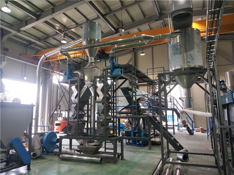 PET Plastic Recycling And Washing Line