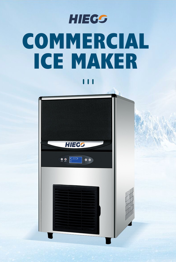 40kg/24Hrs Ice Cube Maker Machine Self-Inspection Small Ice Machine For Home Bar