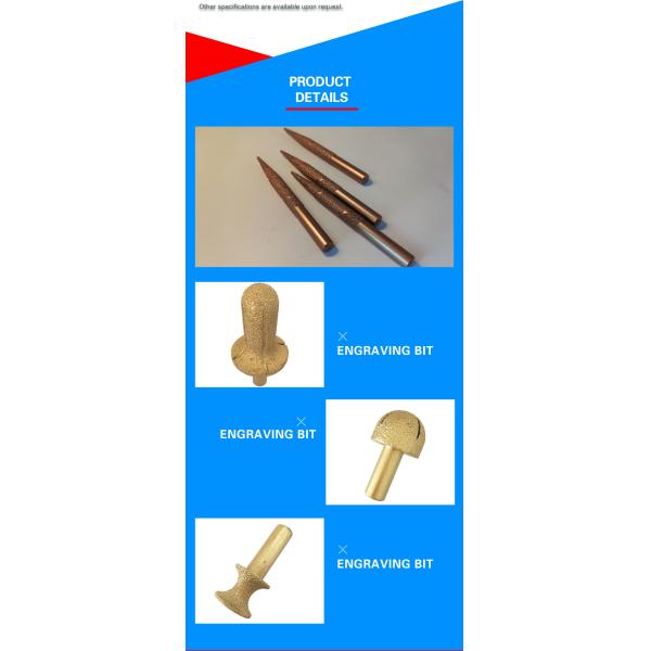 Stone Polishing Stone Profiling Router Bits A20 B20 E20 F20 with Customized Support