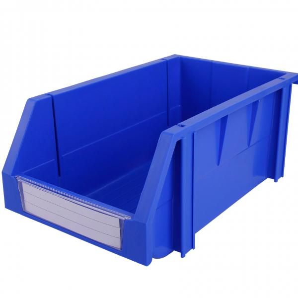Quality Customized Color Plastic Storage Bin for Stacking Office Organizer in Workshop Spare for sale
