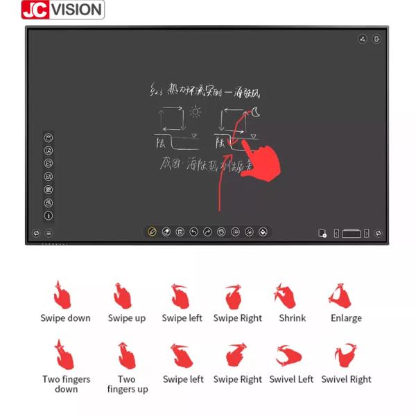 Classroom Big Size Smart Whiteboard Capacitive Touch