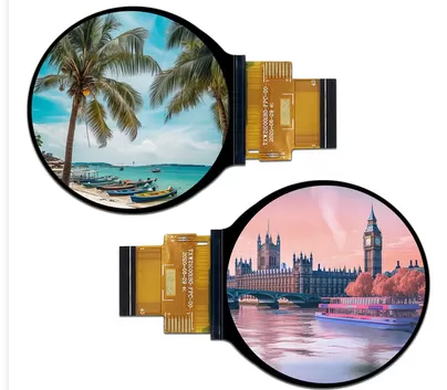 2.1 Inch Round TFT LCD Display with 480 x 480 Resolution and 450cd/m² Brightness for Smart Wearables