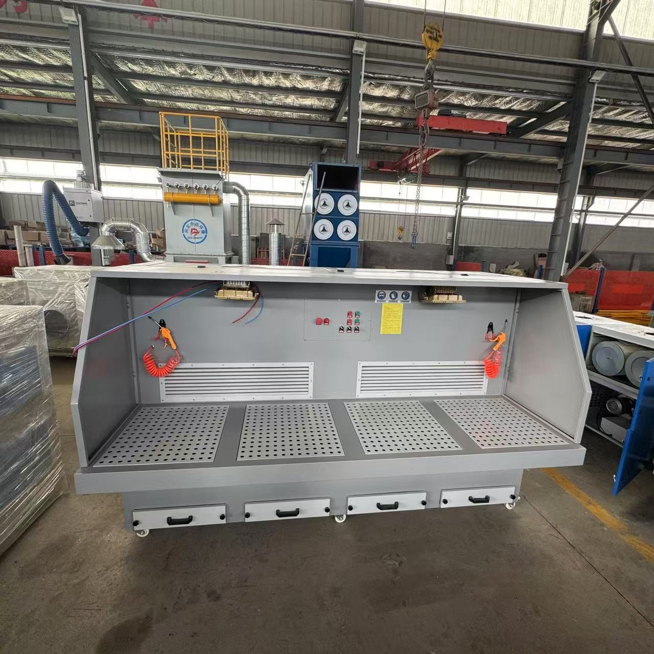 Hot Selling Industrial Grinding Dust Collector Polishing Table Down Draft Table Sanding Table With Dust Collectors