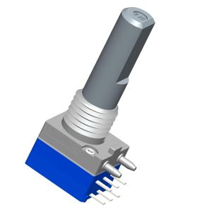 China 16 Dedent Rotary Pulse Encoder Metal Shaft Sealed With 20000 Cycles on sale
