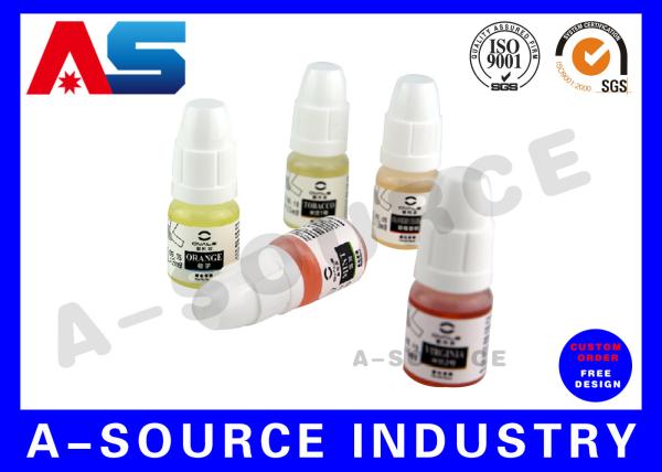 Quality Self Adhesive Stickers Label  Tag Plastic E Liquid Labels Maker 10ml / 20ml / 30ml Professional Design for sale