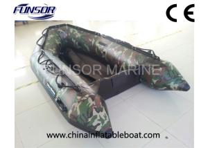 China Camouflage Marine Rescue Foldable Inflatable Boat / Kayak For Army wholesale