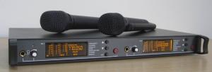 China KU-5200 one for two u true-diversity wireless microphone rechargeable/KTV/performance micr wholesale