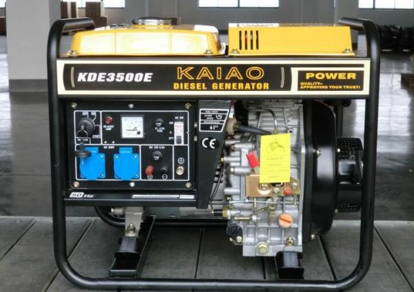 Quality 3kva Open Frame One Cylinder Diesel Generator Vertical Direct Injection for sale