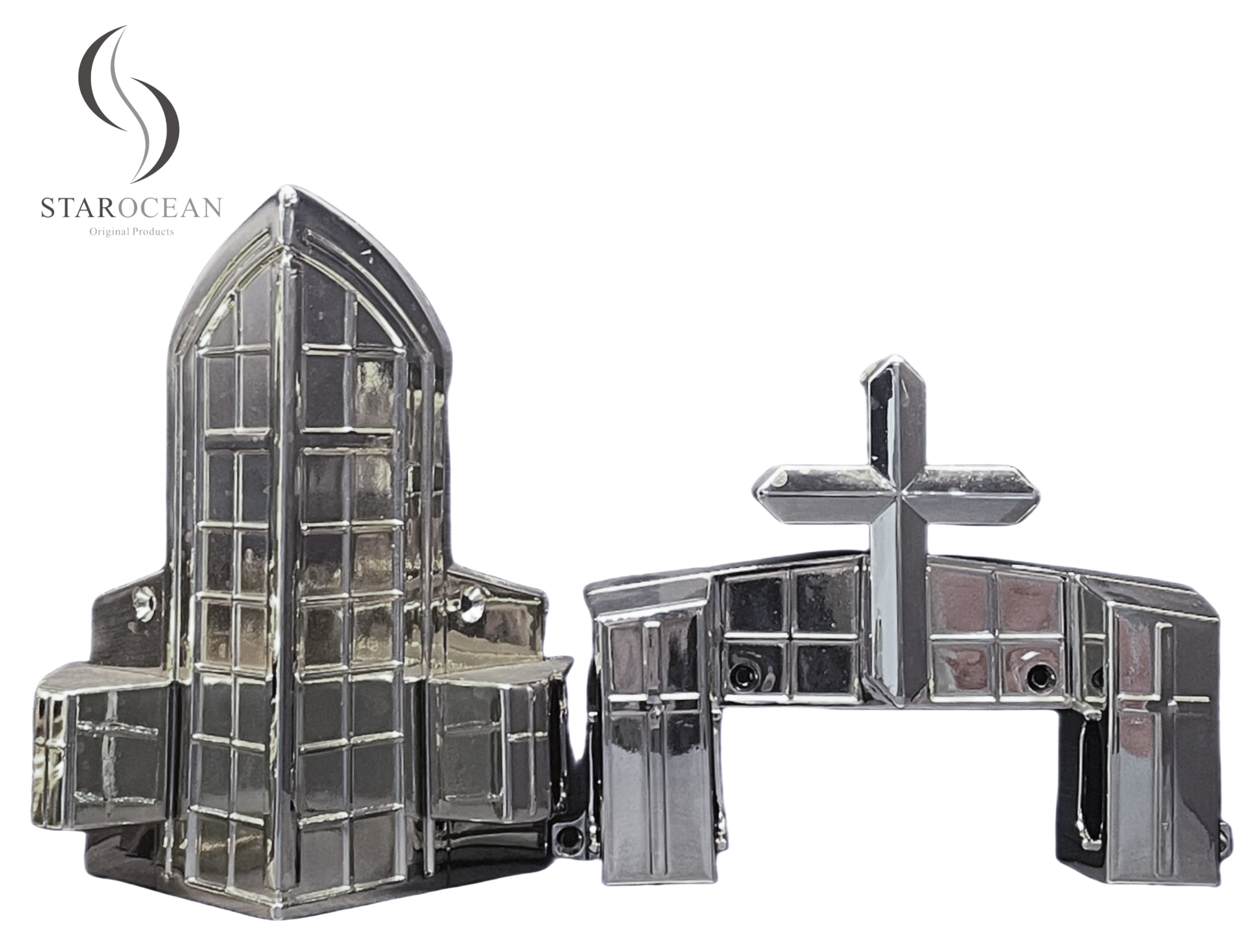 Customized Silver ABS Material High Quality Coffin Corner Complete Set Wholesale 15#S