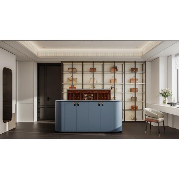 Fadior Stainless Steel Walk-In Closet Glass Door Elegance With Intelligent Island