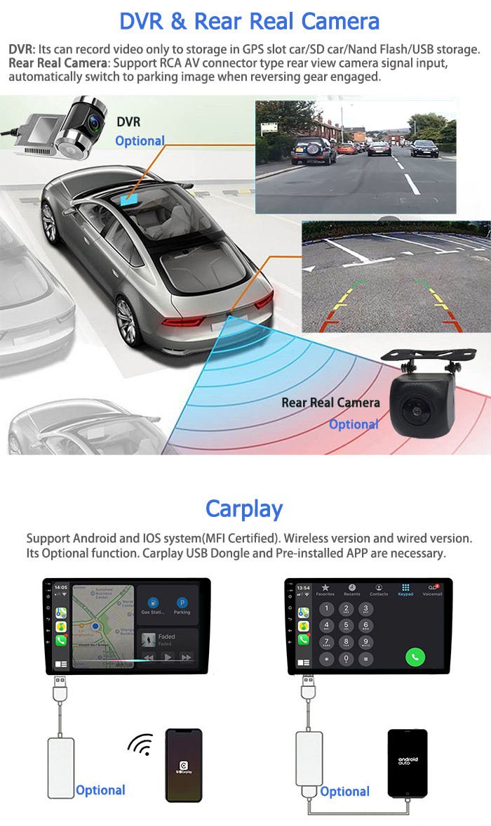 Navigation System 9.7 Inch 2 Din Car DVD Player For 2015 Kia Soul Support