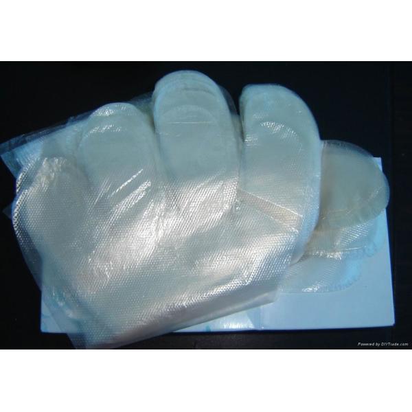 HDPE Disposable Hand Gloves Single Use Clear Color Soft And Waterproof