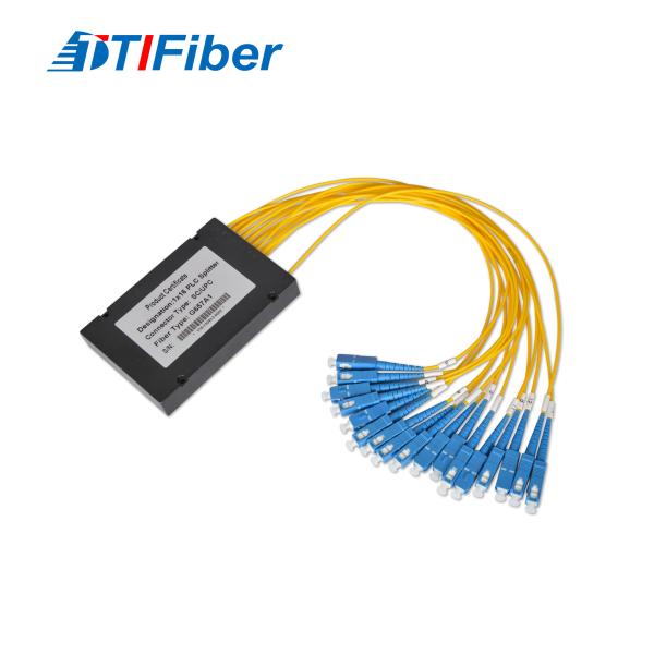 Quality LSZH 1*16 Fiber Optic Splitter Easy Processing For Passive Optical Network for sale