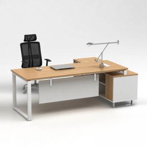 China 1.8M Office Furniture Desk CEO Office Executive Office Table With Cabinet wholesale