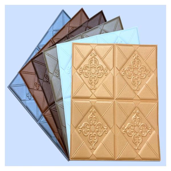 Wall Coating 3D Brick Design Foam Wallpapers for Administration Easy Installation