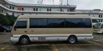 Gasoline 23 Seater Coach Tour Bus Toyota Coaster 20 Seater