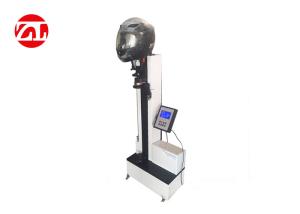 China Single Column Helmet Testing Equipment With PLC Touch Screen wholesale