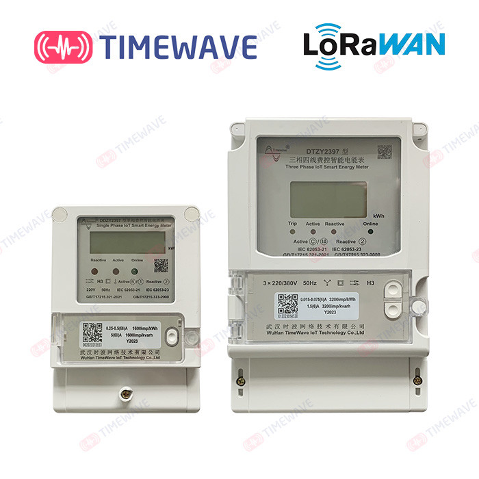 Three Phase LoRaWAN Smart Electricity Meters With App Remote Control Function