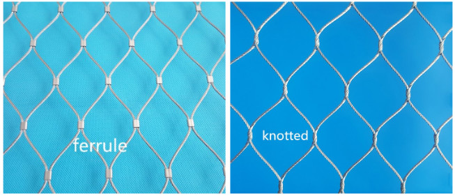 Eco Friendly 2.4mm Ss Wire Netting Steel Cable Netting For Entertainment Facilities