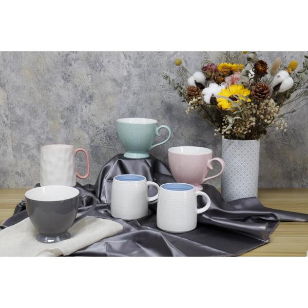 Glazy gift mug new bone china luxury color mugs for home and office use ceramic mugs