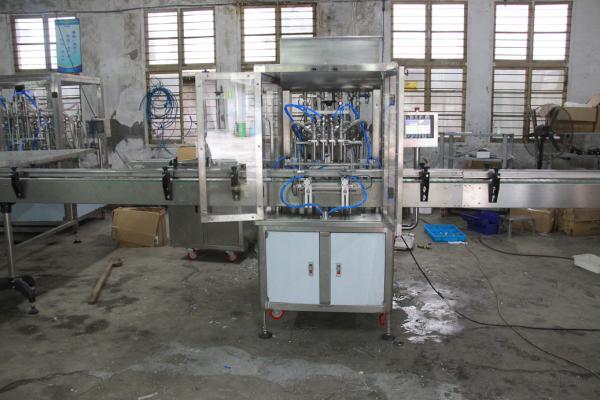 Quality Compact Design Automatic Production Line Paste Liquid Filling Machine Convenient Installation for sale