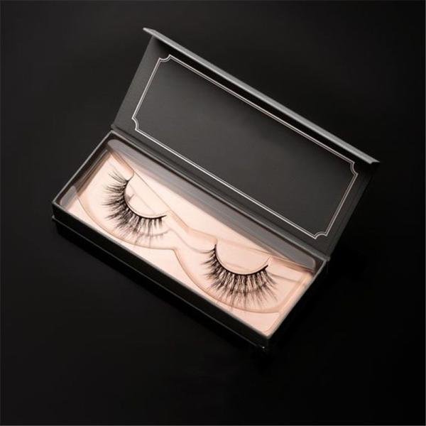 Folding Cosmetic Magnetic Gift Box Eyelash Small Paper Packaging Box Customizable