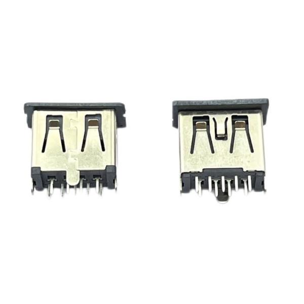 PA9T Blue HF STD USB3 Socket Micro USB Female Connectors Female DIP H14.95mm