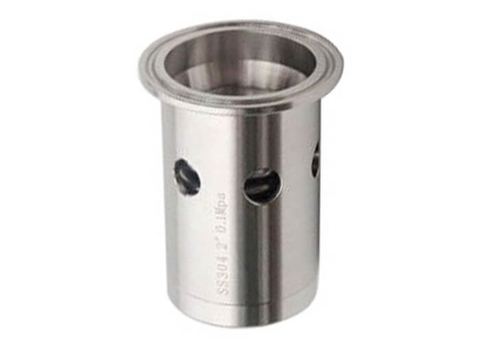 China Aseptic Tri Clamped Sanitary Pressure Relief Valves Rebreather 4 Inch wholesale