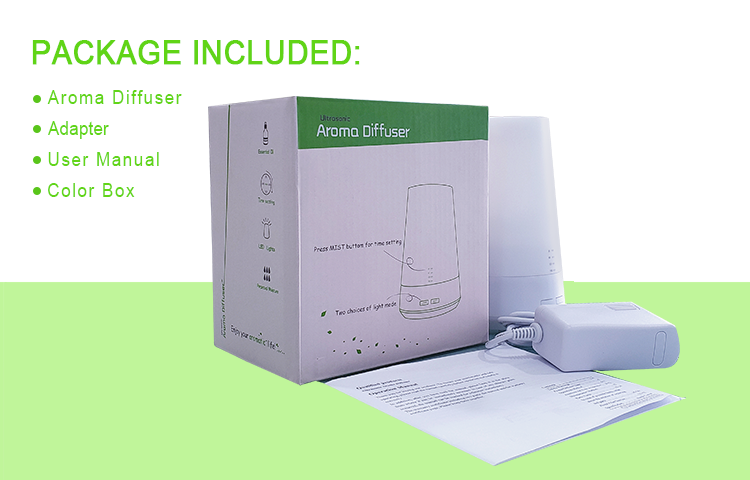 Ultrasonic 100ml Home Fragrance Diffuser Ultrasonic Air Humidifier