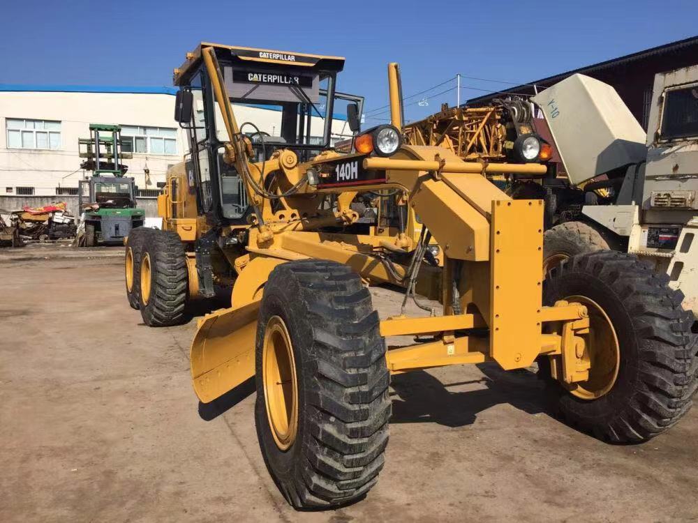 140h Usage Secondhand CAT Motor Grader with and Huade Hydraulic Valve 140G 140K 140