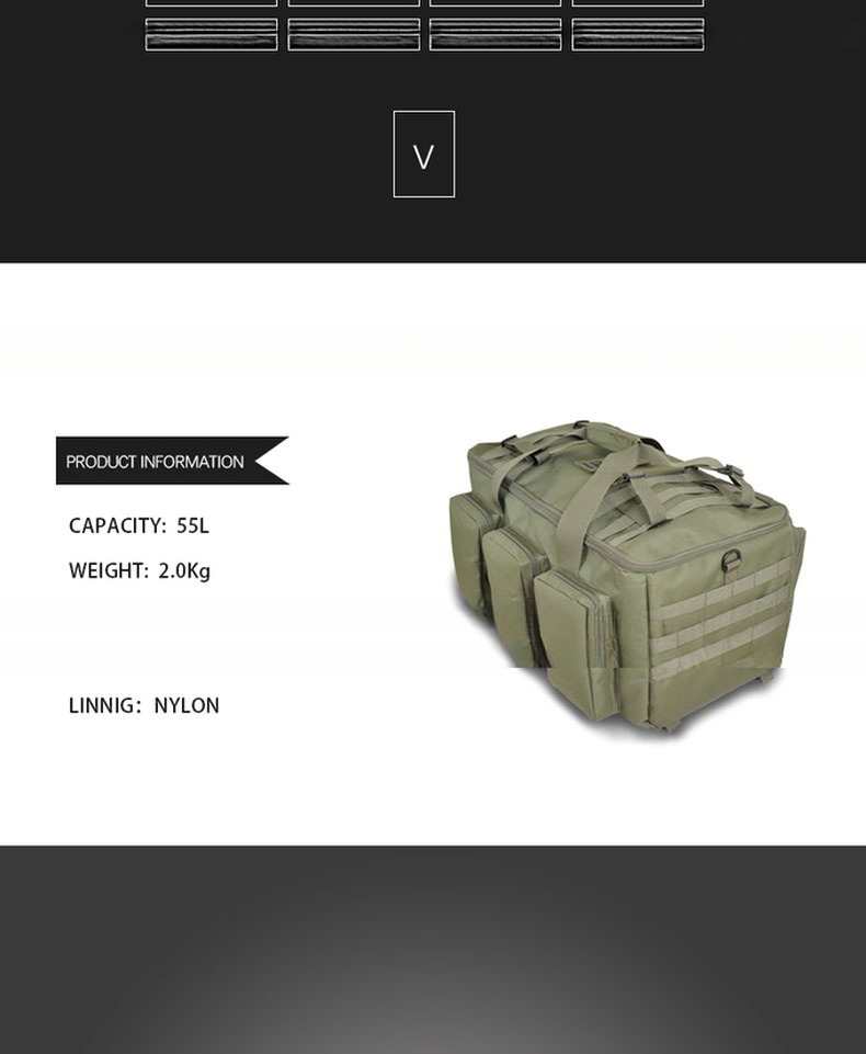 Outdoor Sports Backpack with Large Capacity 58*30*32cm Waterproof LANDSCAPE Pattern