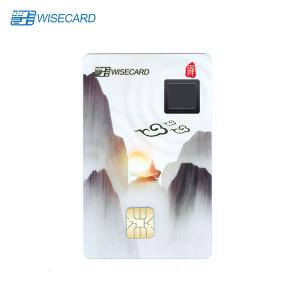 China Biometric Smart Card Access Control , Fingerprint Payment Card wholesale