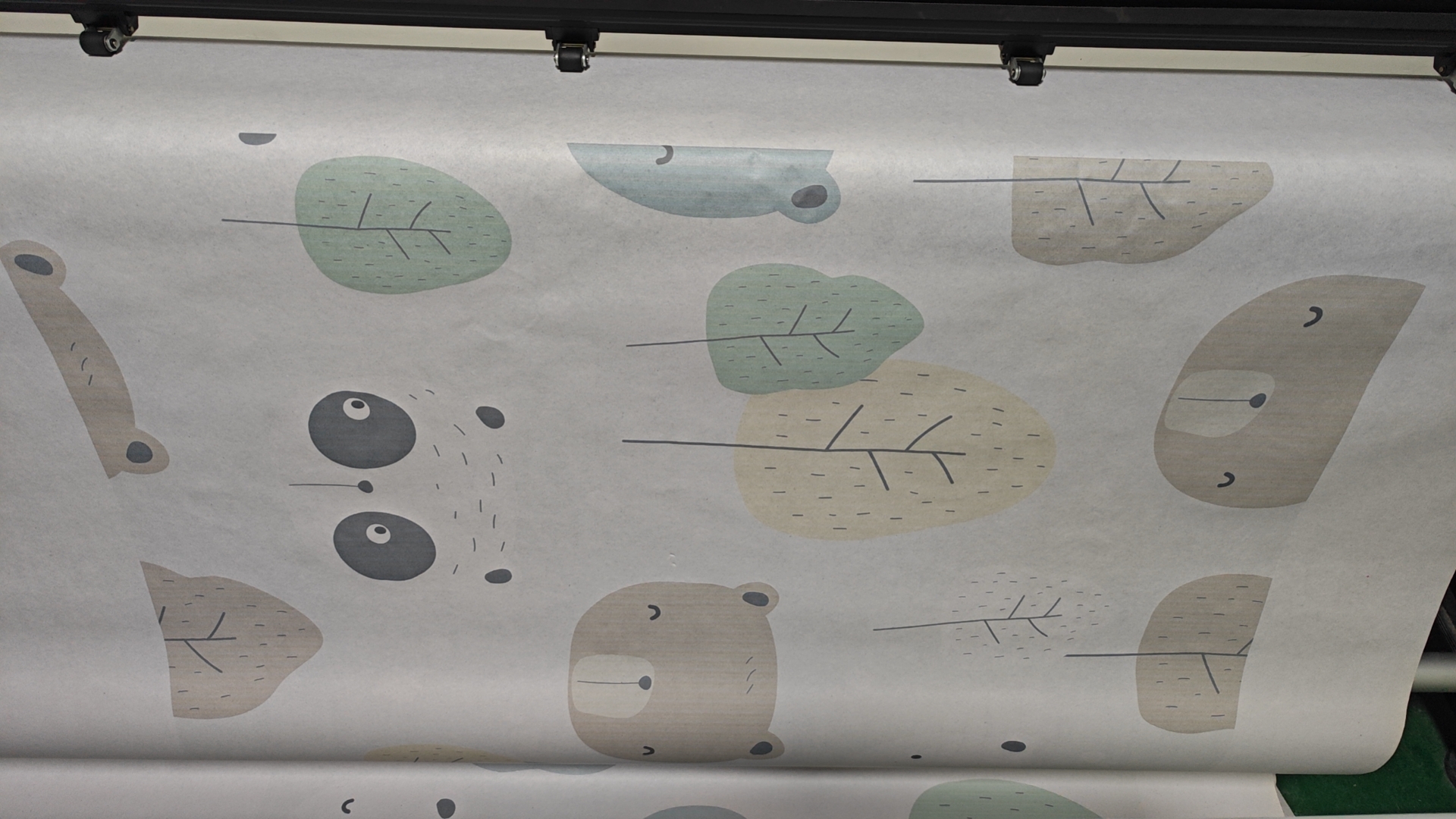 Retail Full Color Large Format Inkjet Plotter , Inkjet Pattern Plotter Printer 120sqm/h