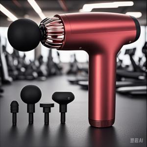 China 5 Interchangeable Heads Deep Tissue Massage Gun and Adjustable Intensity wholesale