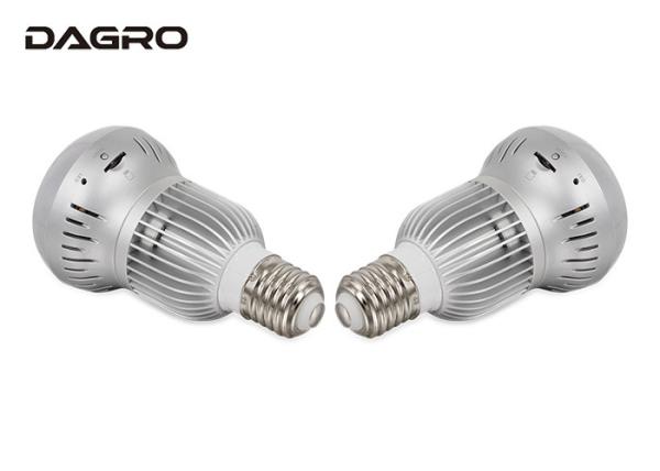 Quality 1.3 Mega /3 Mega Pixels Wifi Light Bulb Camera With 1.44MM Fisheye Lens for sale