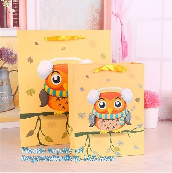 Fashion Custom Printing Luxury Gift Shopping Carrier Paper Bag With Your Own Logo Print,strong twisted handle black leat