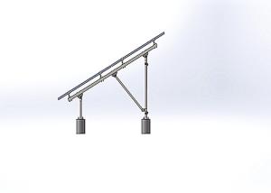 PV Durable Solar Panel Ground Mounting Systems Customized Professional Design