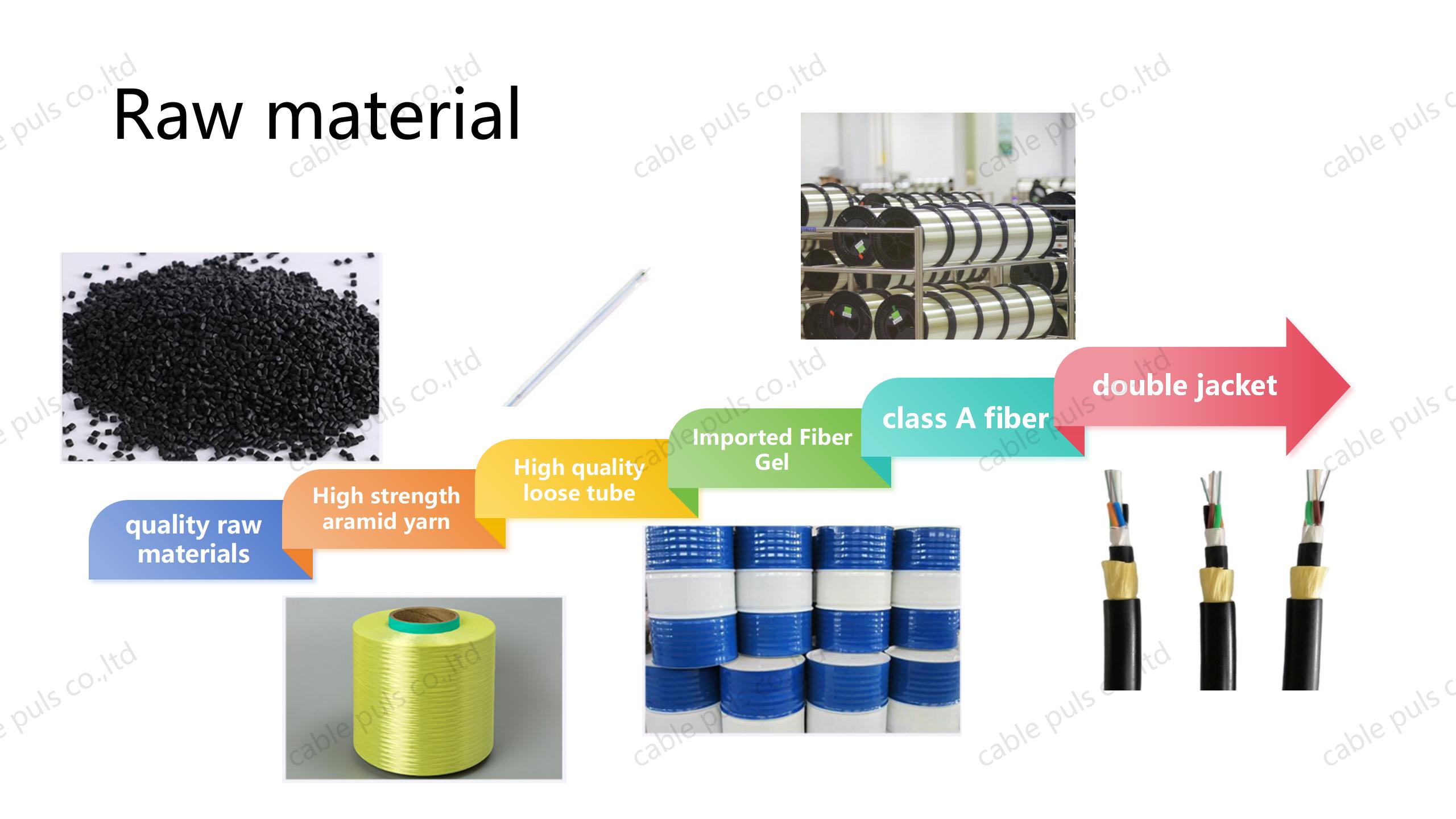 Aerial Outdoor Fiber Optic Cable 6 Core Single Mode GYXTW Armored Fiber Optic Cable