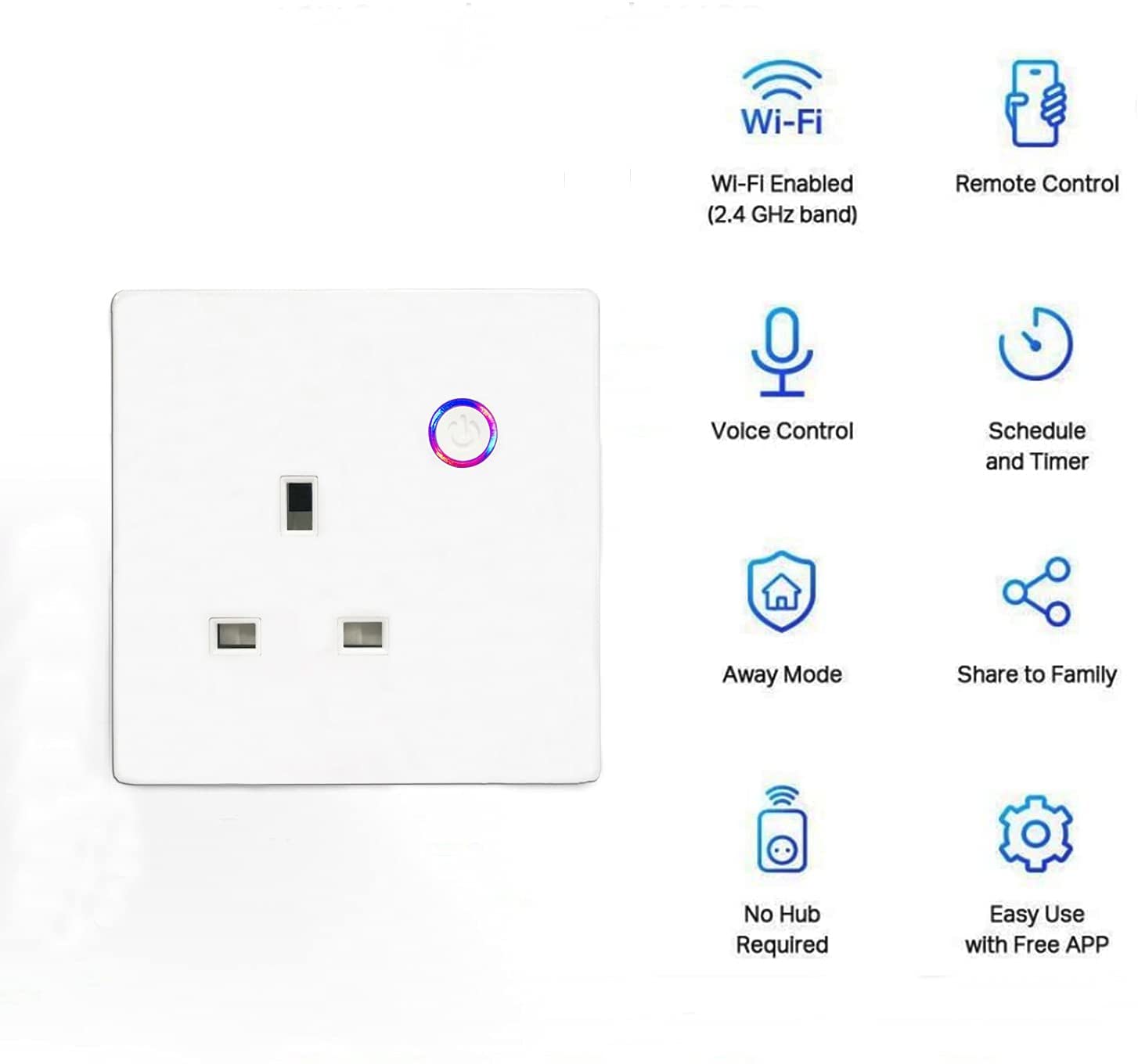 IFTTT Alexa Smart 13 Amp Socket Timing Setting IEEE 802.11 B/G/N