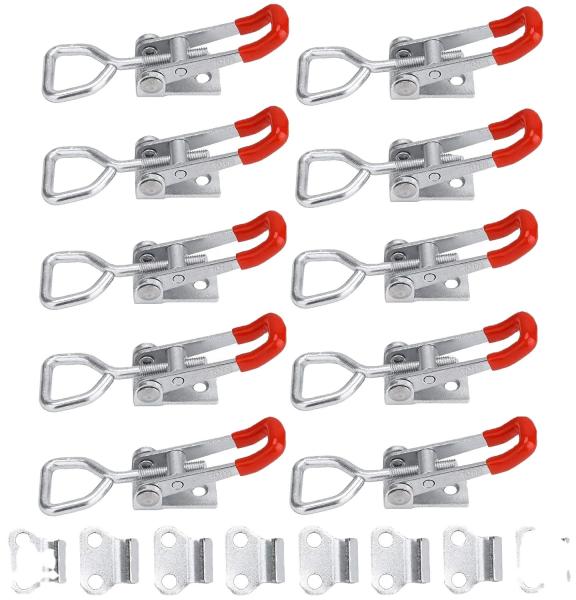 Quality L Shaped Adjustable Spring Draw Toggle Latch Toggle Clamp Latch for sale