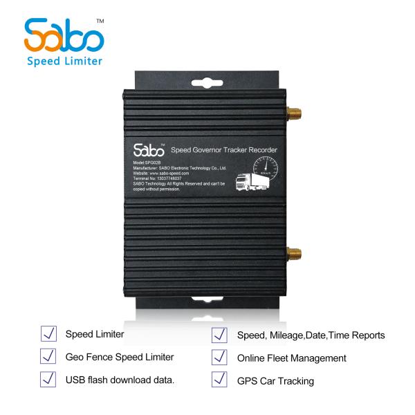 Quality Vehicle Gps Tracking Black GPS Controlled Speed Limiter for sale