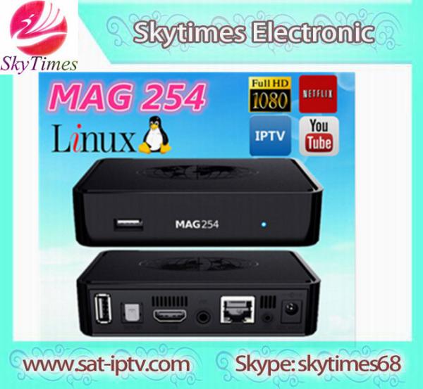 Quality iptv account MAG 254 IPTV SET-TOP BOX mag254 for sale